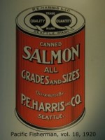 PE Harris salmon can
