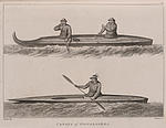 Kayaks of the Aleuts, Captain Cook's voyage