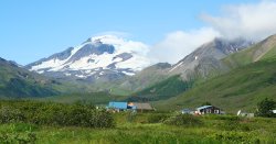 False Pass, Alaska & Roundtop Volcano