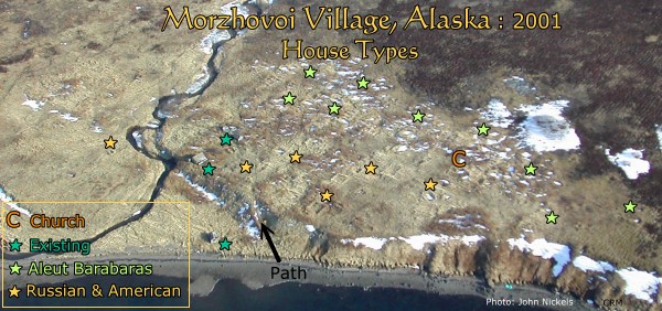 Morzhovoi village Alaska, House Types