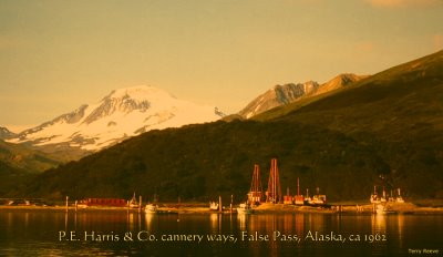 P.E. Harris cannery ways, False Pass, Alaska 1962