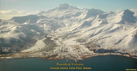 Roundtop Volcano & False Pass, Unimak Island, Alaska